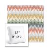 Picture of Valley Sedona | Set of 2 | 18" Sunbrella Boxed Square Outdoor Throw Pillows with Premium Inserts