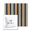 Picture of Varsity Sherbert Shibori | Set of 2 | 18" Sunbrella Boxed Square Outdoor Throw Pillows with Premium Inserts