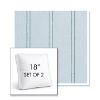 Picture of Wayward Sky | Set of 2 | 18" Sunbrella Boxed Square Outdoor Throw Pillows with Premium Inserts