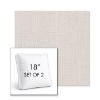 Picture of Willa Cloud | Set of 2 | 18" Sunbrella Boxed Square Outdoor Throw Pillows with Premium Inserts