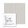 Picture of William Coast | Set of 2 | 18" Sunbrella Boxed Square Outdoor Throw Pillows with Premium Inserts
