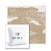 Picture of Yama Tomori | Set of 2 | 18" Sunbrella Boxed Square Outdoor Throw Pillows with Premium Inserts