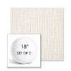 Picture of Adena Canvas | Set of 2 | 18" Sunbrella Boxed Round Outdoor Throw Pillows with Premium Inserts