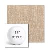 Picture of Abstraction Camel | Set of 2 | 18" Sunbrella Boxed Round Outdoor Throw Pillows with Premium Inserts