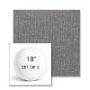 Picture of Abstraction Denim | Set of 2 | 18" Sunbrella Boxed Round Outdoor Throw Pillows with Premium Inserts