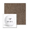 Picture of Abstraction Fossil | Set of 2 | 18" Sunbrella Boxed Round Outdoor Throw Pillows with Premium Inserts