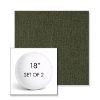 Picture of Abstraction Juniper | Set of 2 | 18" Sunbrella Boxed Round Outdoor Throw Pillows with Premium Inserts