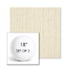 Picture of Abundant Snow | Set of 2 | 18" Sunbrella Boxed Round Outdoor Throw Pillows with Premium Inserts