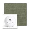 Picture of Ambrose Fern | Set of 2 | 18" Sunbrella Boxed Round Outdoor Throw Pillows with Premium Inserts