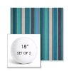 Picture of Ascend Oasis | Set of 2 | 18" Sunbrella Boxed Round Outdoor Throw Pillows with Premium Inserts