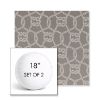 Picture of Bar Harbor Jetty | Set of 2 | 18" Sunbrella Boxed Round Outdoor Throw Pillows with Premium Inserts