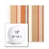 Picture of Beaming Mojave | Set of 2 | 18" Sunbrella Boxed Round Outdoor Throw Pillows with Premium Inserts