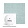 Picture of Bliss Dew | Set of 2 | 18" Sunbrella Boxed Round Outdoor Throw Pillows with Premium Inserts
