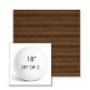 Picture of Boardwalk Cherry Cola | Set of 2 | 18" Sunbrella Boxed Round Outdoor Throw Pillows with Premium Inserts