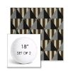 Picture of Buoy Pebble Beach | Set of 2 | 18" Sunbrella Boxed Round Outdoor Throw Pillows with Premium Inserts