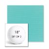 Picture of Canvas Aruba | Set of 2 | 18" Sunbrella Boxed Round Outdoor Throw Pillows with Premium Inserts