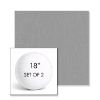 Picture of Canvas Lead Chine | Set of 2 | 18" Sunbrella Boxed Round Outdoor Throw Pillows with Premium Inserts