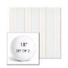 Picture of Carlo Coastal | Set of 2 | 18" Sunbrella Boxed Round Outdoor Throw Pillows with Premium Inserts
