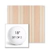 Picture of Carlo Mesa | Set of 2 | 18" Sunbrella Boxed Round Outdoor Throw Pillows with Premium Inserts