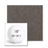 Picture of Cassava Mushroom | Set of 2 | 18" Sunbrella Boxed Round Outdoor Throw Pillows with Premium Inserts