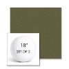 Picture of Cast Hedge | Set of 2 | 18" Sunbrella Boxed Round Outdoor Throw Pillows with Premium Inserts