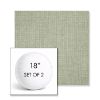 Picture of Cast Oasis | Set of 2 | 18" Sunbrella Boxed Round Outdoor Throw Pillows with Premium Inserts