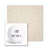 Picture of Cast Pumice | Set of 2 | 18" Sunbrella Boxed Round Outdoor Throw Pillows with Premium Inserts