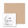 Picture of Cast Sand | Set of 2 | 18" Sunbrella Boxed Round Outdoor Throw Pillows with Premium Inserts