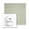 Picture of Chartres Mist | Set of 2 | 18" Sunbrella Boxed Round Outdoor Throw Pillows with Premium Inserts