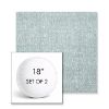 Picture of Chartres Opal | Set of 2 | 18" Sunbrella Boxed Round Outdoor Throw Pillows with Premium Inserts