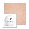 Picture of Chartres Rose | Set of 2 | 18" Sunbrella Boxed Round Outdoor Throw Pillows with Premium Inserts