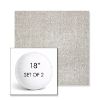 Picture of Chartres Silk | Set of 2 | 18" Sunbrella Boxed Round Outdoor Throw Pillows with Premium Inserts