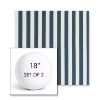 Picture of Costa Capris | Set of 2 | 18" Sunbrella Boxed Round Outdoor Throw Pillows with Premium Inserts