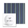 Picture of Costa Nautilus | Set of 2 | 18" Sunbrella Boxed Round Outdoor Throw Pillows with Premium Inserts