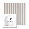 Picture of Costa Nickel | Set of 2 | 18" Sunbrella Boxed Round Outdoor Throw Pillows with Premium Inserts