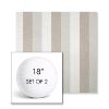 Picture of Direction Linen | Set of 2 | 18" Sunbrella Boxed Round Outdoor Throw Pillows with Premium Inserts