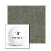 Picture of Dither Fern | Set of 2 | 18" Sunbrella Boxed Round Outdoor Throw Pillows with Premium Inserts