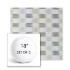 Picture of Dream Mist | Set of 2 | 18" Sunbrella Boxed Round Outdoor Throw Pillows with Premium Inserts