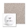 Picture of Eberly Linen | Set of 2 | 18" Sunbrella Boxed Round Outdoor Throw Pillows with Premium Inserts