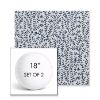 Picture of Eberly Peacock | Set of 2 | 18" Sunbrella Boxed Round Outdoor Throw Pillows with Premium Inserts