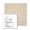 Picture of Embrace Linen | Set of 2 | 18" Sunbrella Boxed Round Outdoor Throw Pillows with Premium Inserts