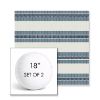 Picture of Excel Denim | Set of 2 | 18" Sunbrella Boxed Round Outdoor Throw Pillows with Premium Inserts