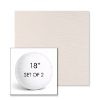 Picture of Exhale Cloud | Set of 2 | 18" Sunbrella Boxed Round Outdoor Throw Pillows with Premium Inserts
