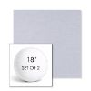 Picture of Exhale Sky | Set of 2 | 18" Sunbrella Boxed Round Outdoor Throw Pillows with Premium Inserts