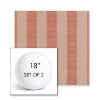 Picture of Expressive Blush | Set of 2 | 18" Sunbrella Boxed Round Outdoor Throw Pillows with Premium Inserts