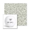 Picture of Exquisite Aloe | Set of 2 | 18" Sunbrella Boxed Round Outdoor Throw Pillows with Premium Inserts