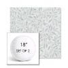 Picture of Exquisite Mist | Set of 2 | 18" Sunbrella Boxed Round Outdoor Throw Pillows with Premium Inserts