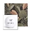 Picture of Fernie Midnight Garden | Set of 2 | 18" Sunbrella Boxed Round Outdoor Throw Pillows with Premium Inserts