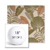 Picture of Fernie Mimosa | Set of 2 | 18" Sunbrella Boxed Round Outdoor Throw Pillows with Premium Inserts