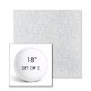Picture of Frond Sky | Set of 2 | 18" Sunbrella Boxed Round Outdoor Throw Pillows with Premium Inserts